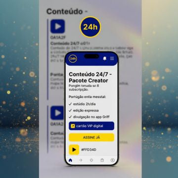 Conteúdo 24/7 – Pacote Creator
